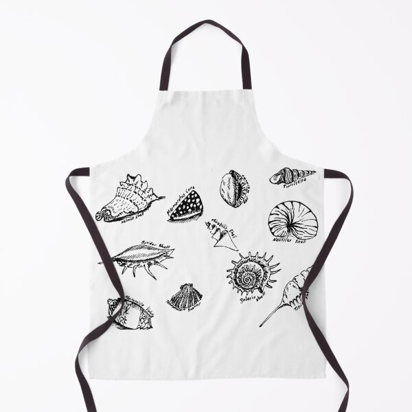 Item preview, Coastal Seashell Collection Line Art – Hand Drawn Shell Illustration designed and sold by ArtwithKellie.