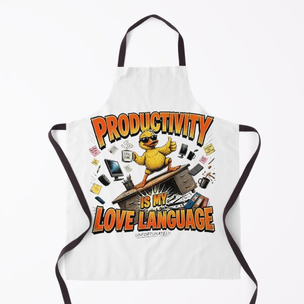 Item preview, Productivity Is My Love Language Funny Duck | Office Sarcasm Comic designed and sold by Cavalier-org.