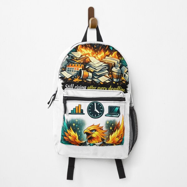 Item preview, Corporate Phoenix – Still Rising After Every Deadline Office Humor Art designed and sold by EdgeSphere.