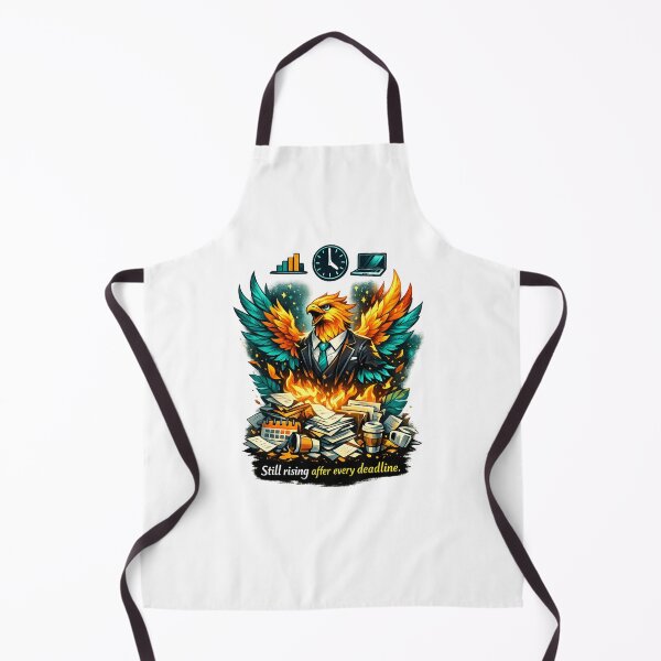 Item preview, Corporate Phoenix – Still Rising After Every Deadline Office Humor Art designed and sold by EdgeSphere.