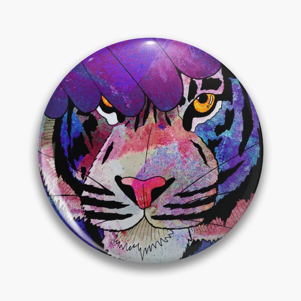 Item preview, Midnight jungle tiger designed and sold by Swadeillustrations.