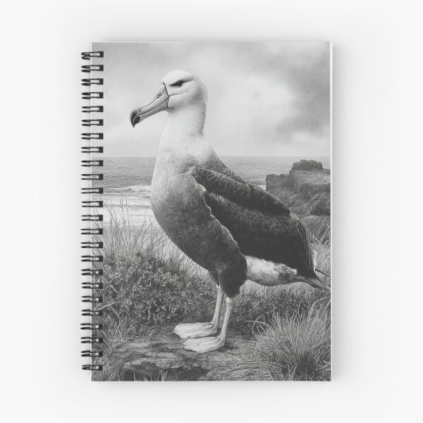 Item preview, A proud Albatross standing on coastal rocks, Birds in Motion designed and sold by CDC40.