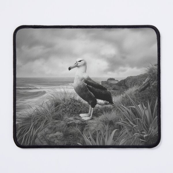 Item preview, A proud Albatross standing on coastal rocks, Birds in Motion designed and sold by CDC40.