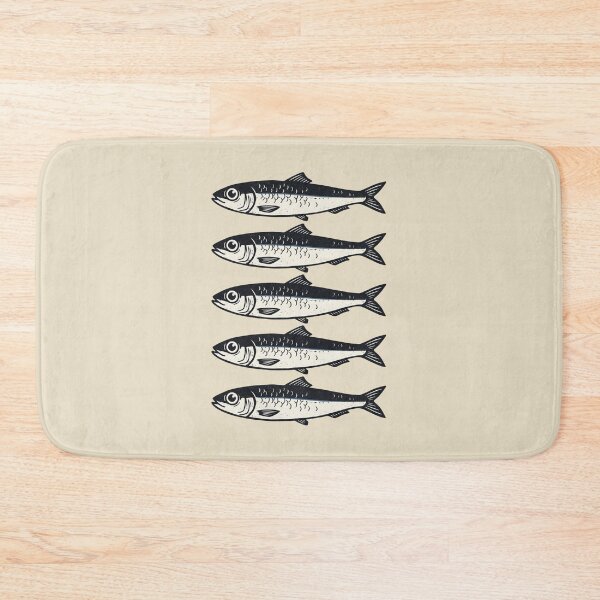 Item preview, Vintage Sardine Fish Nautical Coastal designed and sold by dudelinart.