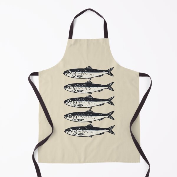 Item preview, Vintage Sardine Fish Nautical Coastal designed and sold by dudelinart.