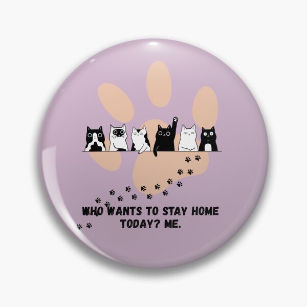Item preview, Funny Introvert Cat Shirt - Who Wants To Stay Home Today Me designed and sold by AhmadAnnaPrints.