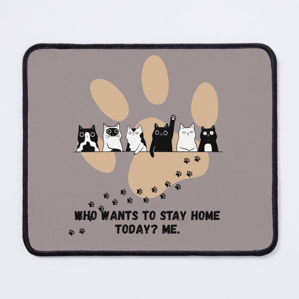Item preview, Funny Introvert Cat Shirt - Who Wants To Stay Home Today Me designed and sold by AhmadAnnaPrints.