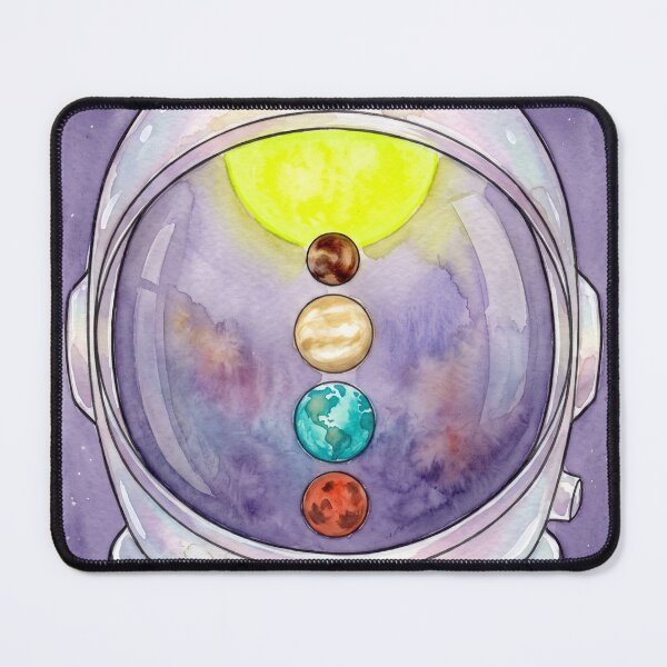 Item preview, Solar System Reflection in Astronaut Helmet designed and sold by Itjung-Room.
