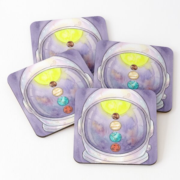 Item preview, Solar System Reflection in Astronaut Helmet designed and sold by Itjung-Room.