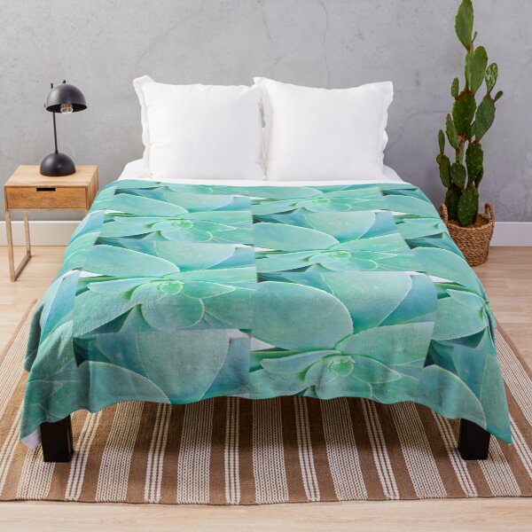 Item preview, Minimalist Mint Green Succulent Digital Painting Art designed and sold by BalkanBloom.