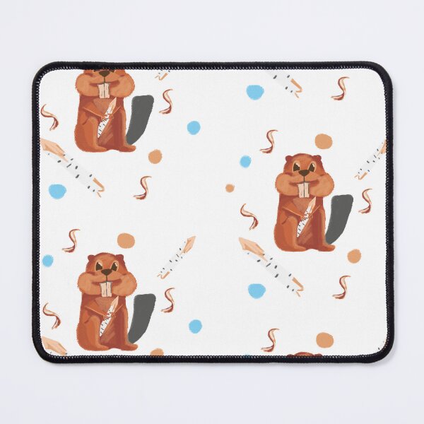 Item preview, Cute Beaver Watercolor | Woodland Forest Animal Illustration designed and sold by Mammoths.