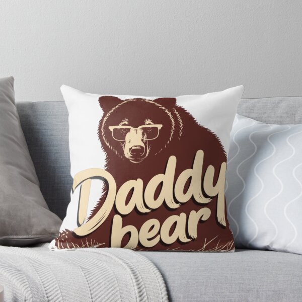 Item preview, Daddy Bear Vintage Bear with Glasses Retro Father's Day T-Shirt Design designed and sold by Peanutspixel.