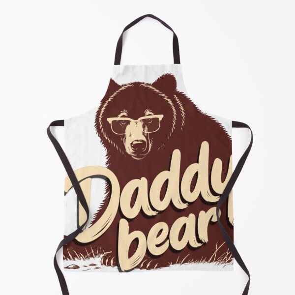 Item preview, Daddy Bear Vintage Bear with Glasses Retro Father's Day T-Shirt Design designed and sold by Peanutspixel.