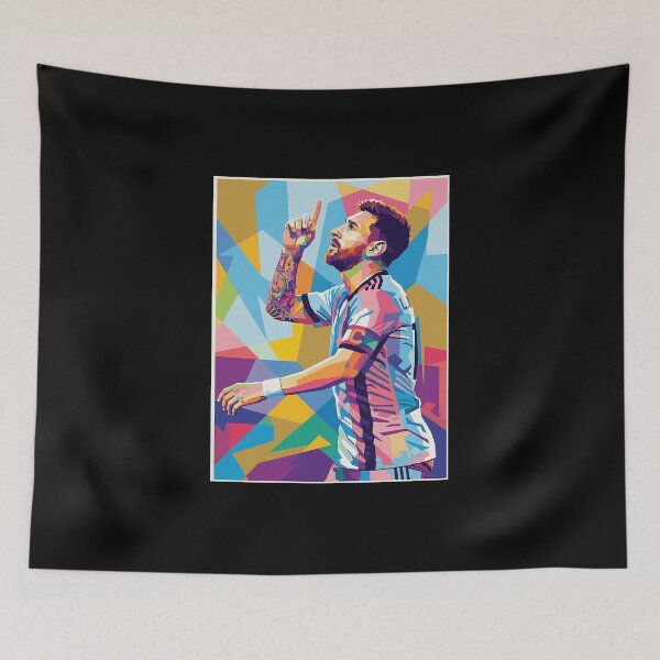 Item preview, Lionel Messi Wpap pop art designed and sold by oganespegenh.