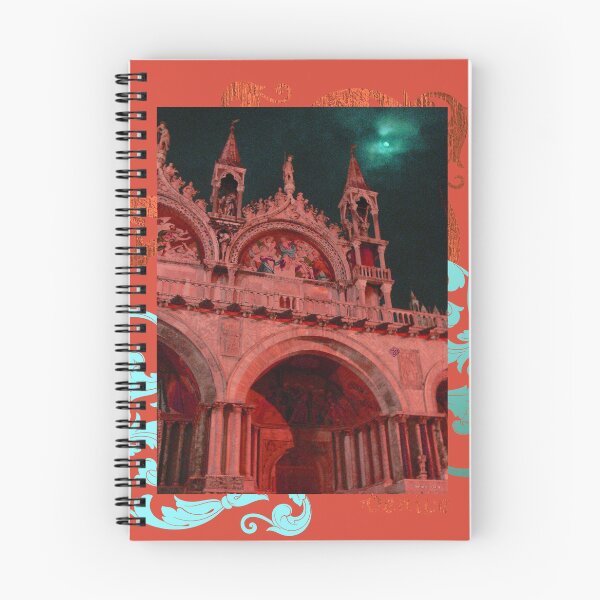 Item preview, Saint Mark Cathedral Basilica at Night - Venice, Italy (Original Photography by AliceCCI) Dark Pink Hues designed and sold by VanyssaGraphics.