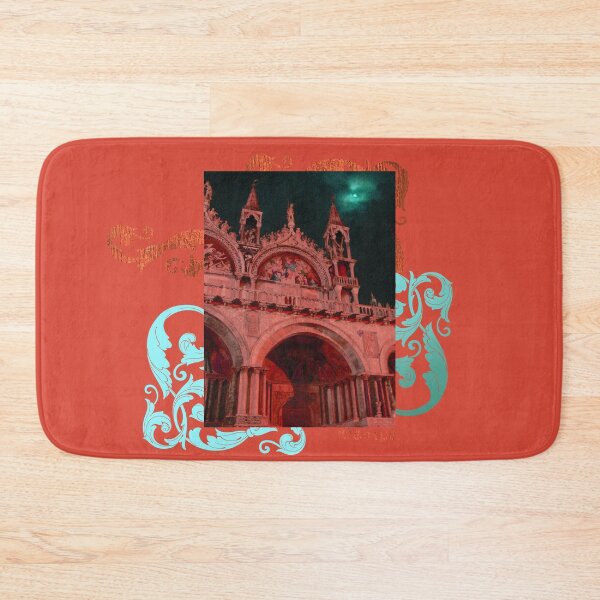 Item preview, Saint Mark Cathedral Basilica at Night - Venice, Italy (Original Photography by AliceCCI) Dark Pink Hues designed and sold by VanyssaGraphics.