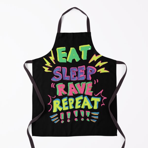Item preview, Eat, Sleep, Rave, Repeat designed and sold by SlayPOPShop.