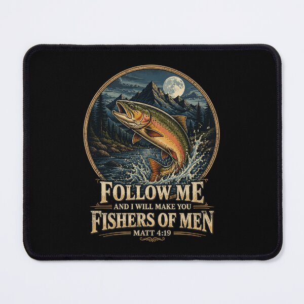Item preview, Follow Me and I Will Make You Fishers of Men Positive Saying designed and sold by OlakunleOloroz.