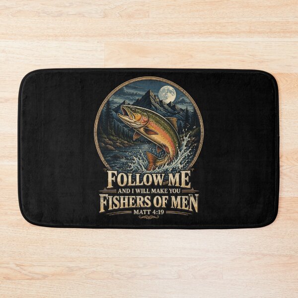 Item preview, Follow Me and I Will Make You Fishers of Men Positive Saying designed and sold by OlakunleOloroz.