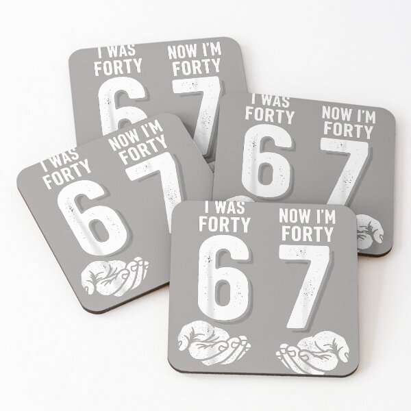 Item preview, I was 46 Now Im 47 Years Old Retro Vintage Funny Six Seven designed and sold by KathieFaugh.