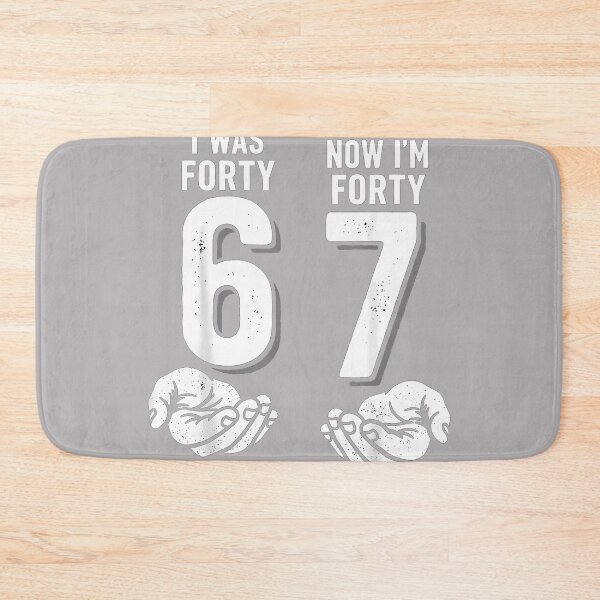 Item preview, I was 46 Now Im 47 Years Old Retro Vintage Funny Six Seven designed and sold by KathieFaugh.