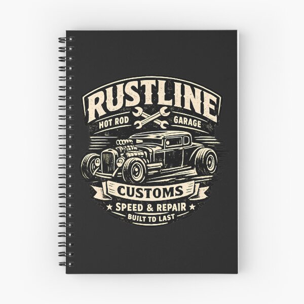 Item preview, Rustline Customs Vintage Hot Rod Garage designed and sold by Chrome and Coils.