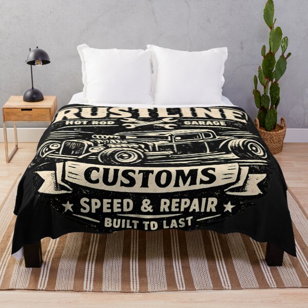 Item preview, Rustline Customs Vintage Hot Rod Garage designed and sold by Chrome and Coils.