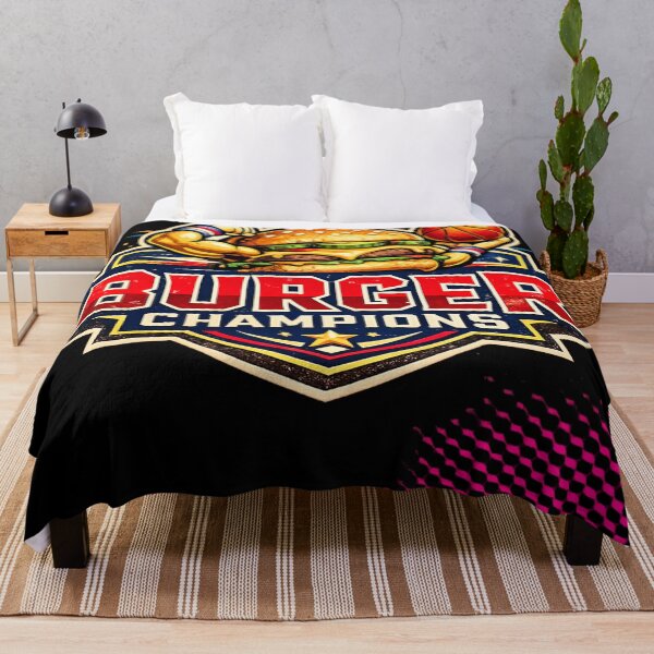 Item preview, Burger Champions: Sports Athlete Cheeseburger Basketball Powerful Victory designed and sold by irfanshikh.