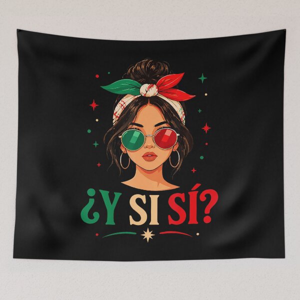 Item preview, Y Si S Mexico Flag Y Si S Mexican Culture Meme designed and sold by Mdcazeem.