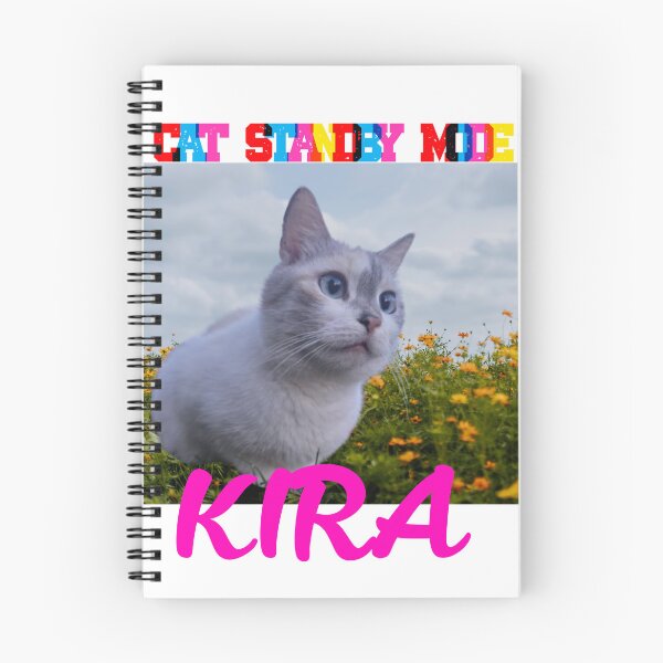 Item preview, Kira: Cat Standby Mode - Funny Aesthetic Cat Art designed and sold by Marcin Dabski.