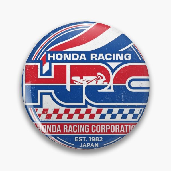 Item preview, HRC Honda Racing Corporation Vintage Logo - Retro Motorsport Racing Team Design designed and sold by GeniePixel.