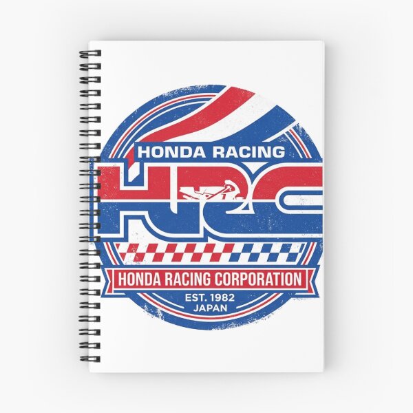 Item preview, HRC Honda Racing Corporation Vintage Logo - Retro Motorsport Racing Team Design designed and sold by GeniePixel.