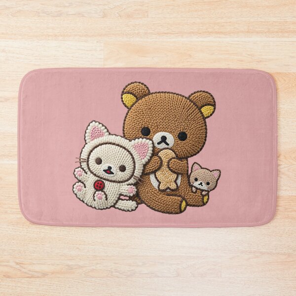 Item preview, Kawaii Bear & Kitty Crochet Art  designed and sold by TOM JACK.
