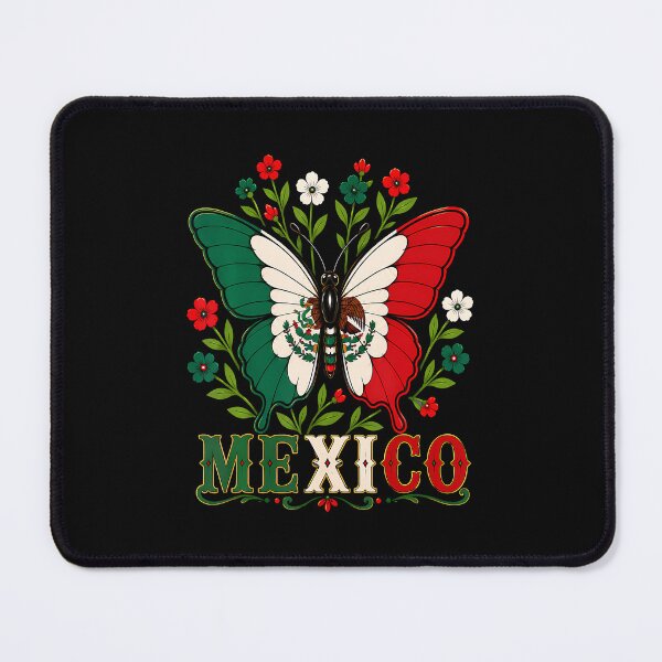 Item preview, Mexico Flag Mexican Butterfly Hispanic Pride Women Girls designed and sold by Mdcazeem.
