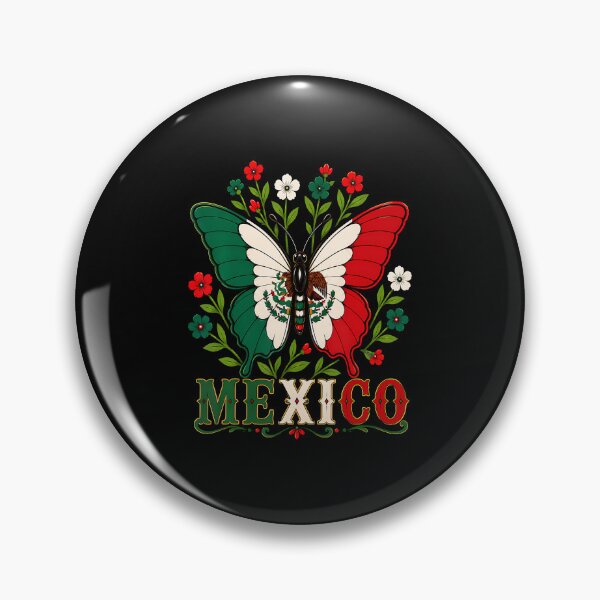 Item preview, Mexico Flag Mexican Butterfly Hispanic Pride Women Girls designed and sold by Mdcazeem.