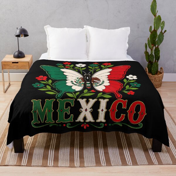 Item preview, Mexico Flag Mexican Butterfly Hispanic Pride Women Girls designed and sold by Mdcazeem.