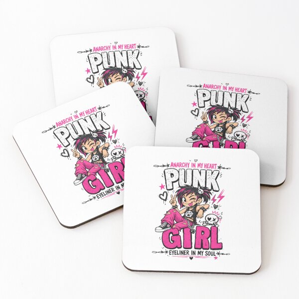Item preview, Punk Girl Anarchy In My Heart designed and sold by CraigDesignWork.