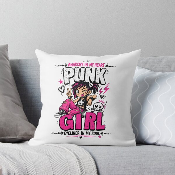 Item preview, Punk Girl Anarchy In My Heart designed and sold by CraigDesignWork.