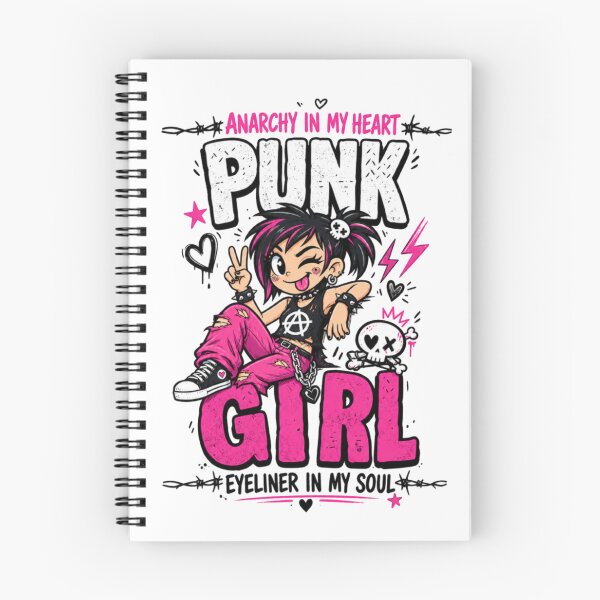 Item preview, Punk Girl Anarchy In My Heart designed and sold by CraigDesignWork.