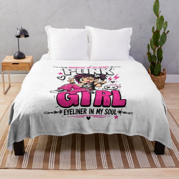 Item preview, Punk Girl Anarchy In My Heart designed and sold by CraigDesignWork.
