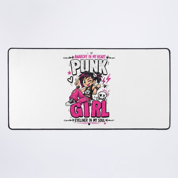 Item preview, Punk Girl Anarchy In My Heart designed and sold by CraigDesignWork.