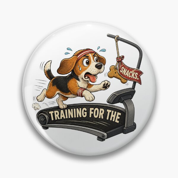 Item preview, Funny Beagle Treadmill Workout Dog designed and sold by Gentlestate.