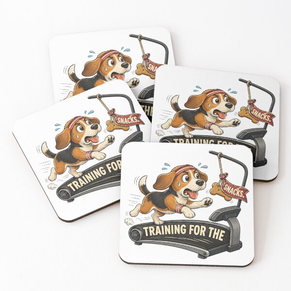 Item preview, Funny Beagle Treadmill Workout Dog designed and sold by Gentlestate.
