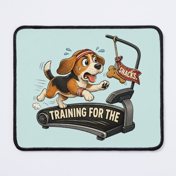 Item preview, Funny Beagle Treadmill Workout Dog designed and sold by Gentlestate.