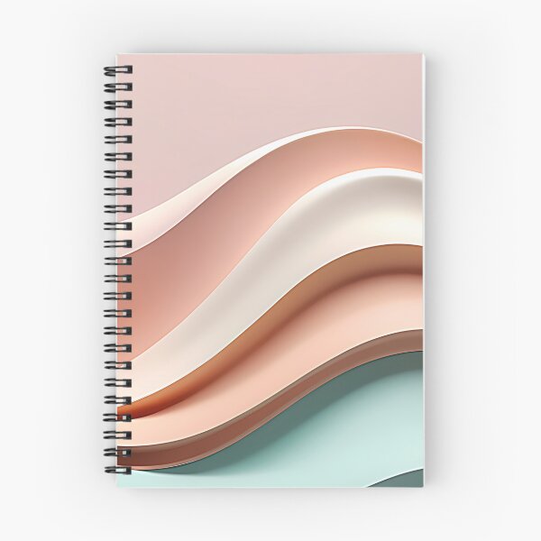 Item preview, Minimalist 3D Pastel Wave Organic Fluid Art designed and sold by CuteSlothWorld.