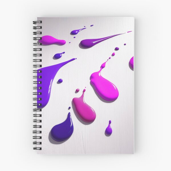 Item preview, Abstract 3D Paint Drips Purple and Magenta Pink designed and sold by Ingorgia Studio.