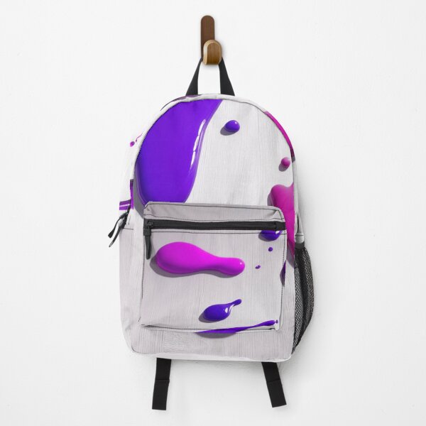 Item preview, Abstract 3D Paint Drips Purple and Magenta Pink designed and sold by Ingorgia Studio.