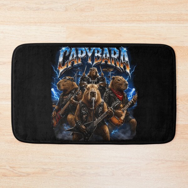 Item preview, Capybara Rock Band Design designed and sold by Har-vee.