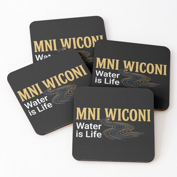 Item preview, Mni Wiconi Water Is Life - Standing Rock Protectors Tribute Design designed and sold by GeniePixel.