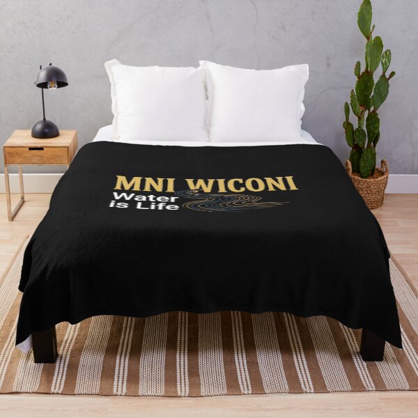 Item preview, Mni Wiconi Water Is Life - Standing Rock Protectors Tribute Design designed and sold by GeniePixel.